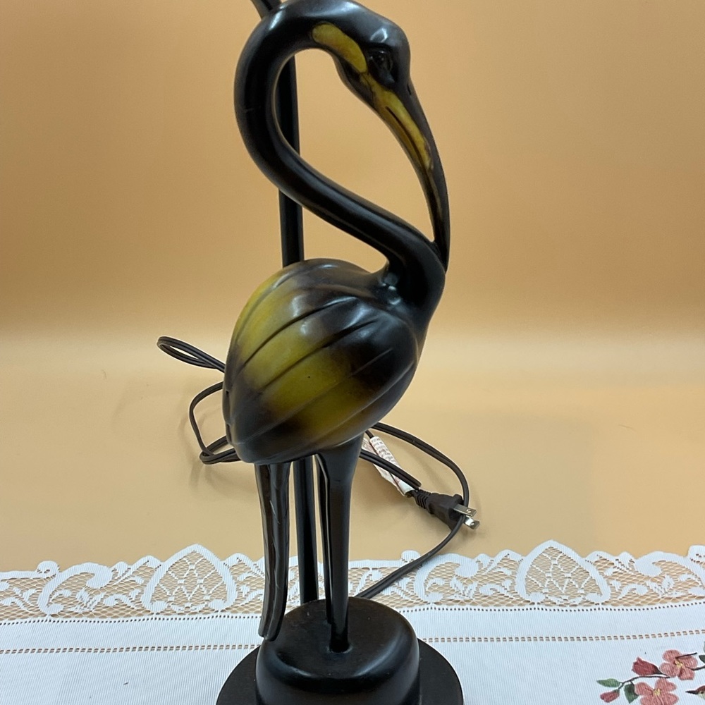 Beautiful vintage Heron lamp